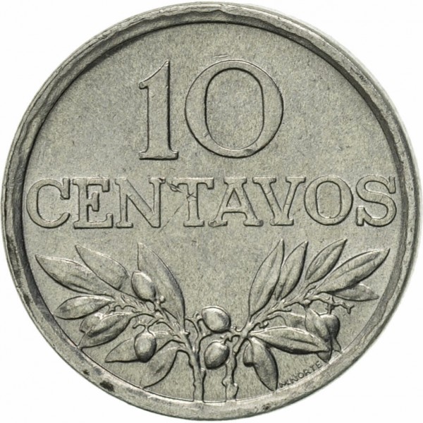 Portugal 10 Centavos 1974