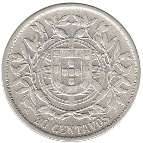 Portugal 20 Centavos 1913