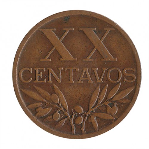 Portugal XX Centavos 1949