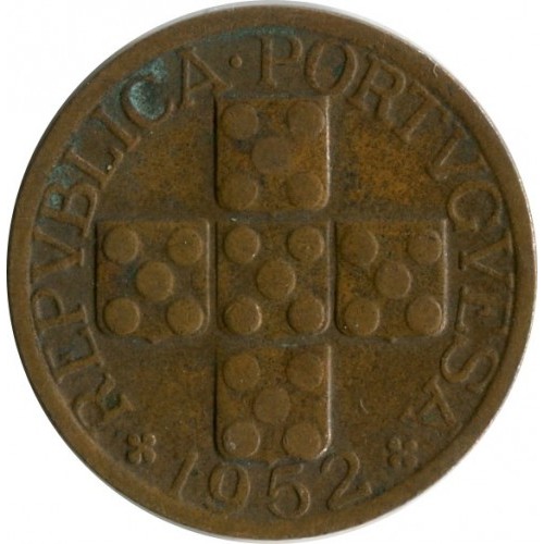 Portugal XX Centavos 1952