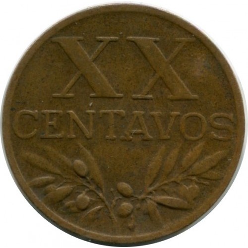 Portugal XX Centavos 1952