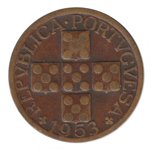 Portugal XX Centavos 1953