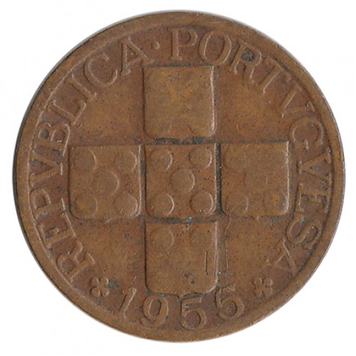 Portugal XX Centavos 1955