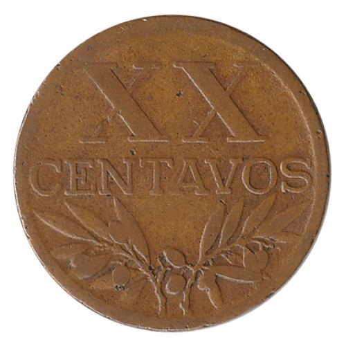 Portugal XX Centavos 1955