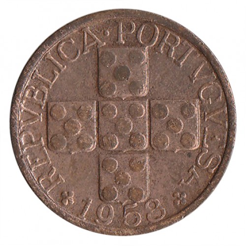 Portugal XX Centavos 1958