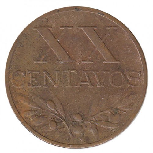 Portugal XX Centavos 1960