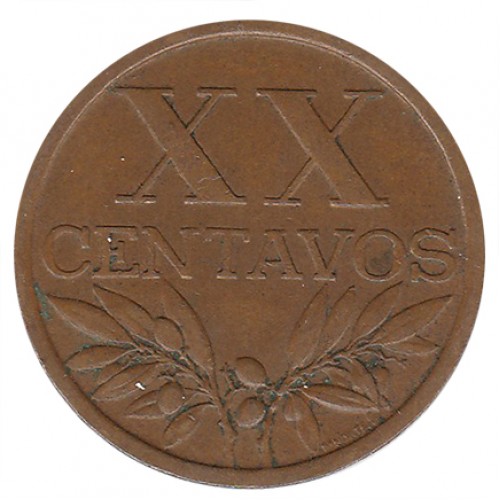 Portugal XX Centavos 1962