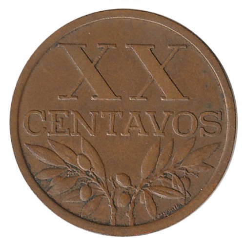 Portugal XX Centavos 1963