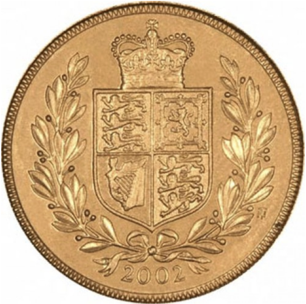 Libra (Sovereign) Isabel II 2002 Ouro