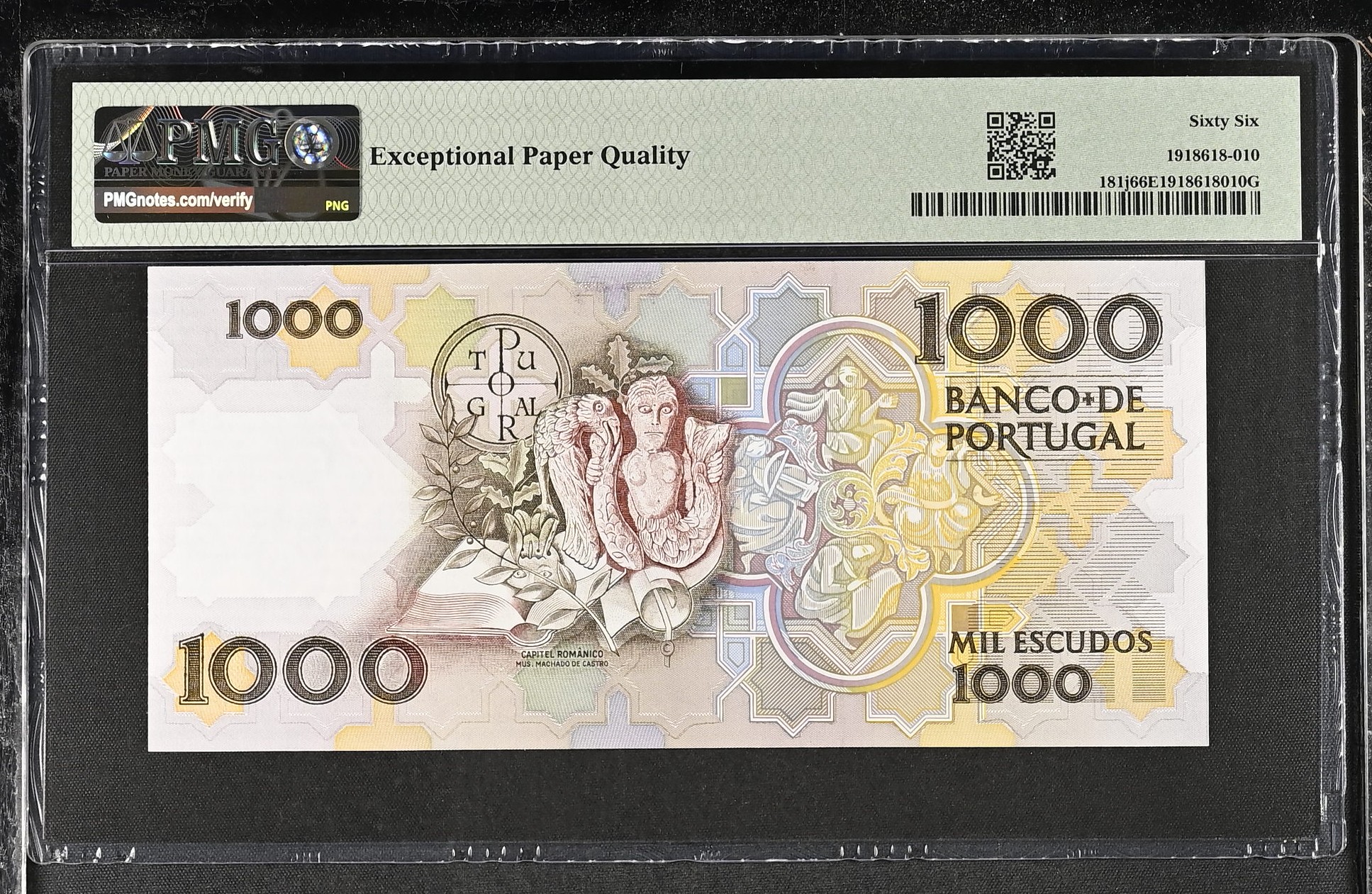 1.000 Escudos Teófilo Braga 17.06.1993 PMG66