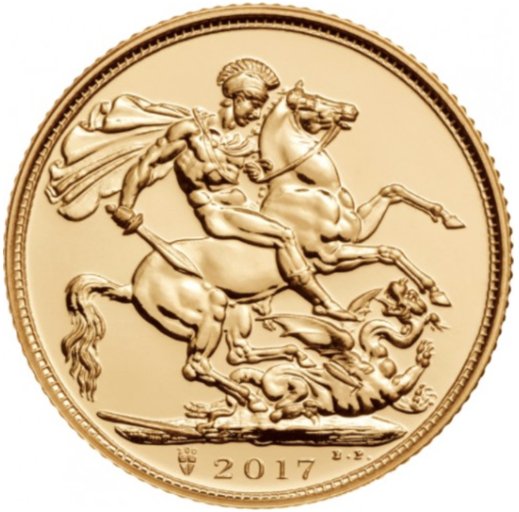 Libra (Sovereign) Isabel II 2017 Ouro