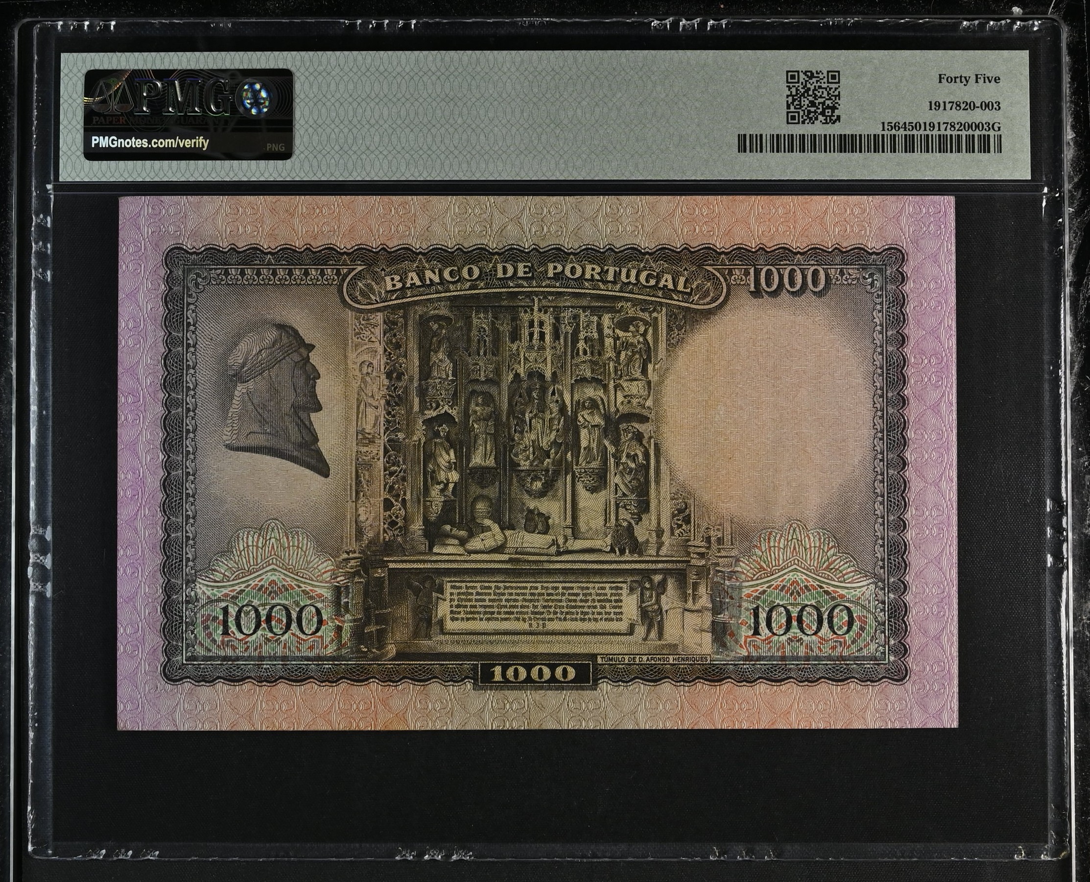 1.000 Escudos D. Afonso Henriques 29.09.1942  PMG45