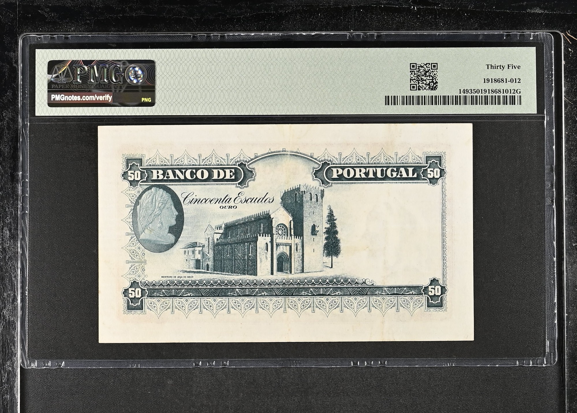 50 Escudos Ramalho Ortigão 03.03.1938 PMG35