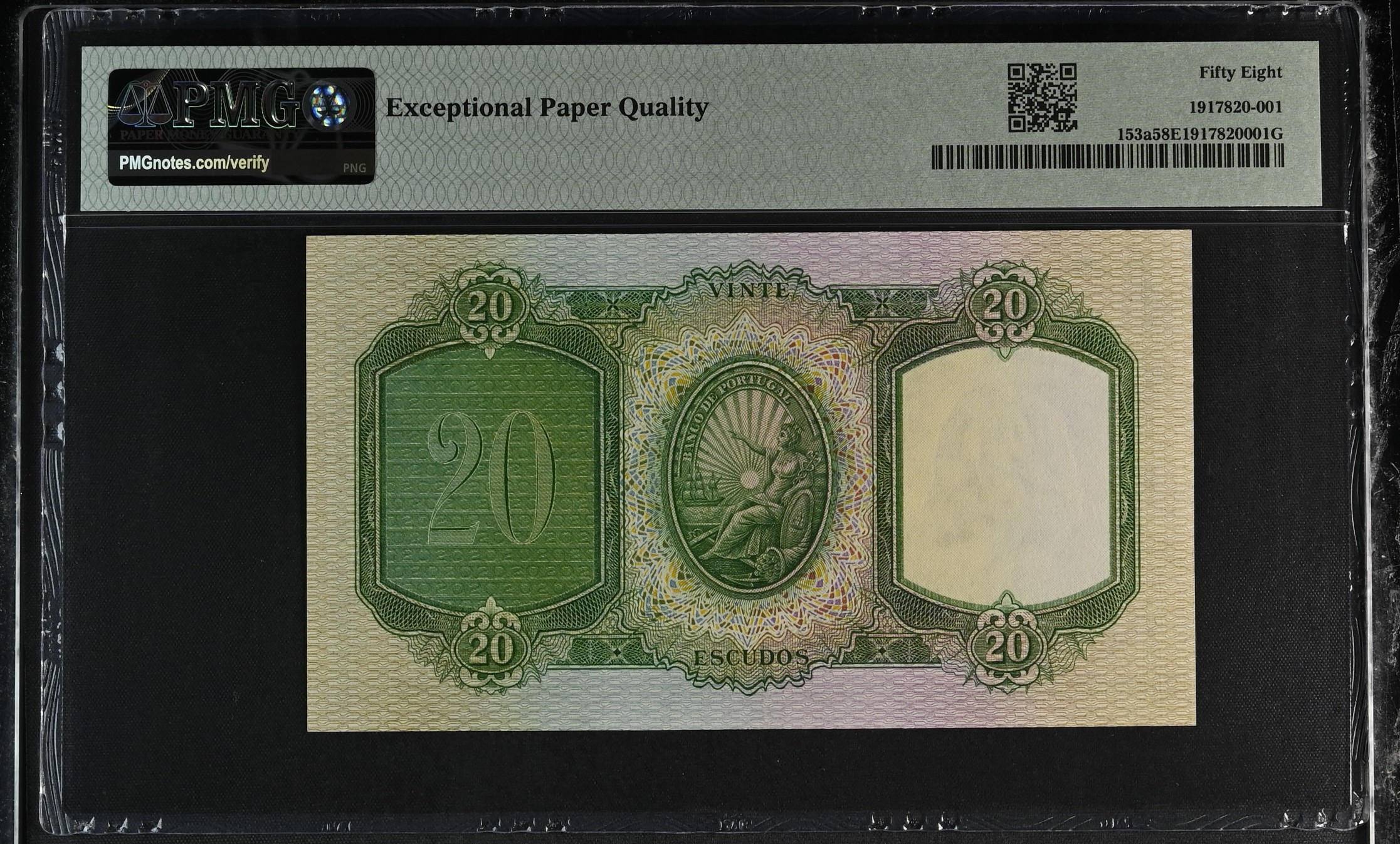 20 Escudos D. António Luiz de Menezes 28.06.1949 PMG58