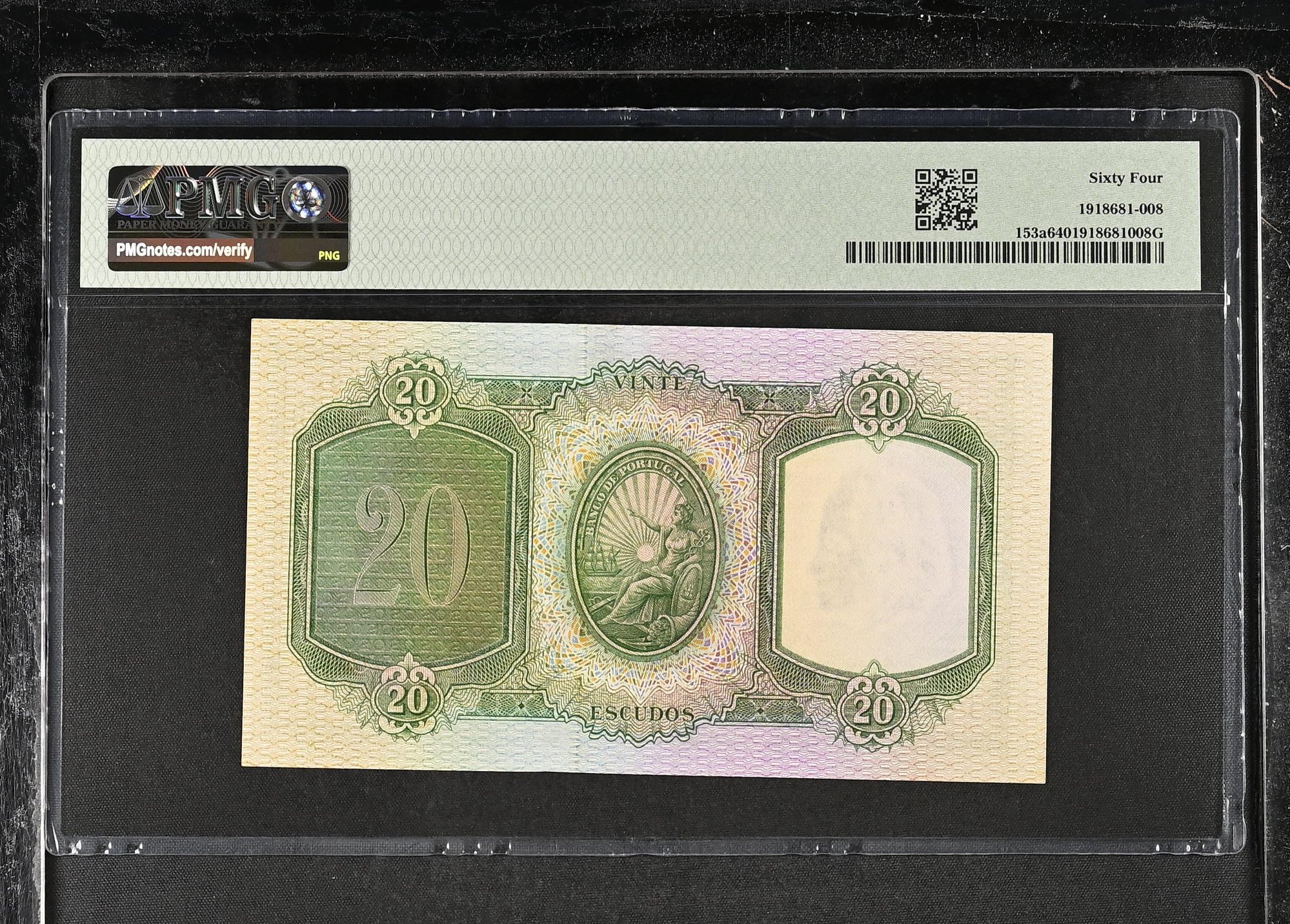 20 Escudos D. António Luiz de Menezes 28.01.1941 PMG64