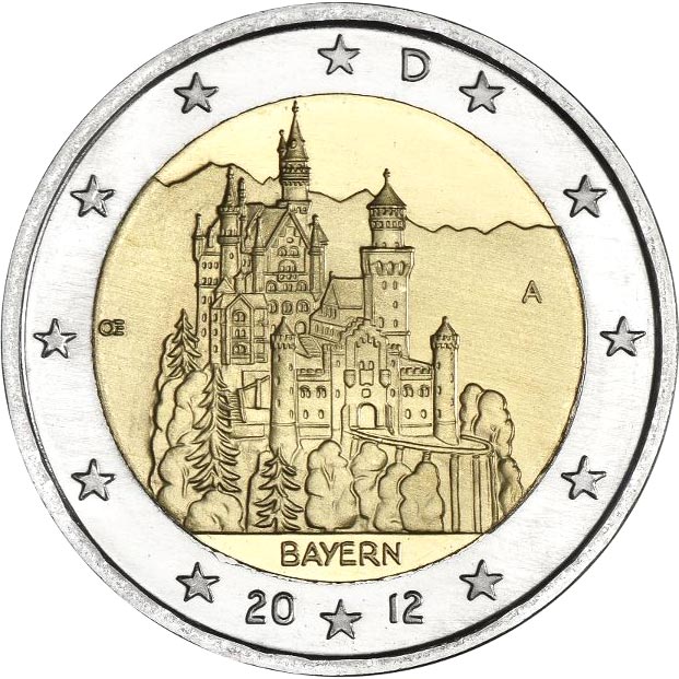 Alemanha 2€ Bayern 2012