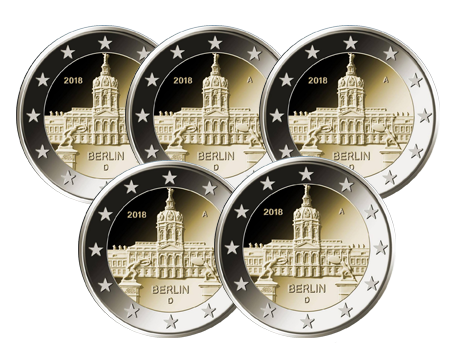 Alemanha 2€ Berlim 2018 (5 letras)