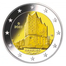 Alemanha 2€ Hamburgo Estados Federados II 2023