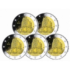 Alemanha 2€ Hamburgo Estados Federados II 2023 (5 Letras)