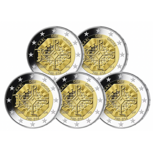 Alemanha 2€ Carlos Magno 2023 (5 Letras)