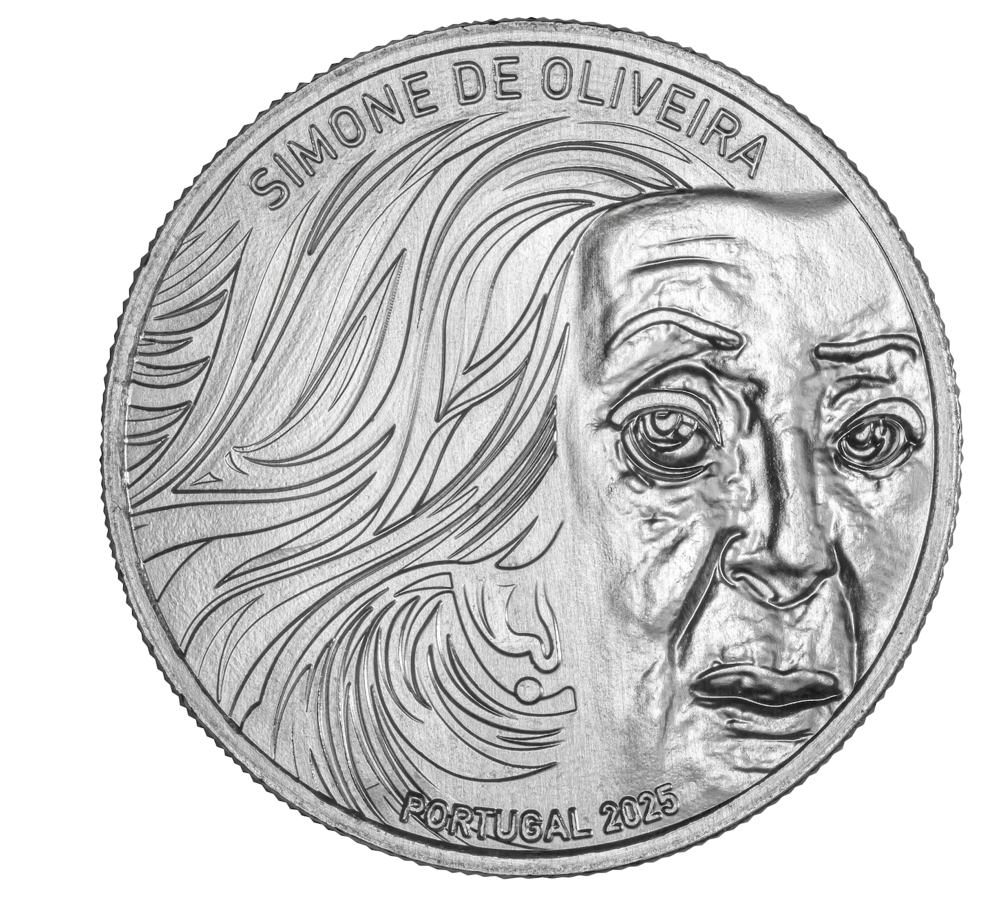 Portugal 5€ Simone de Oliveira 2025 