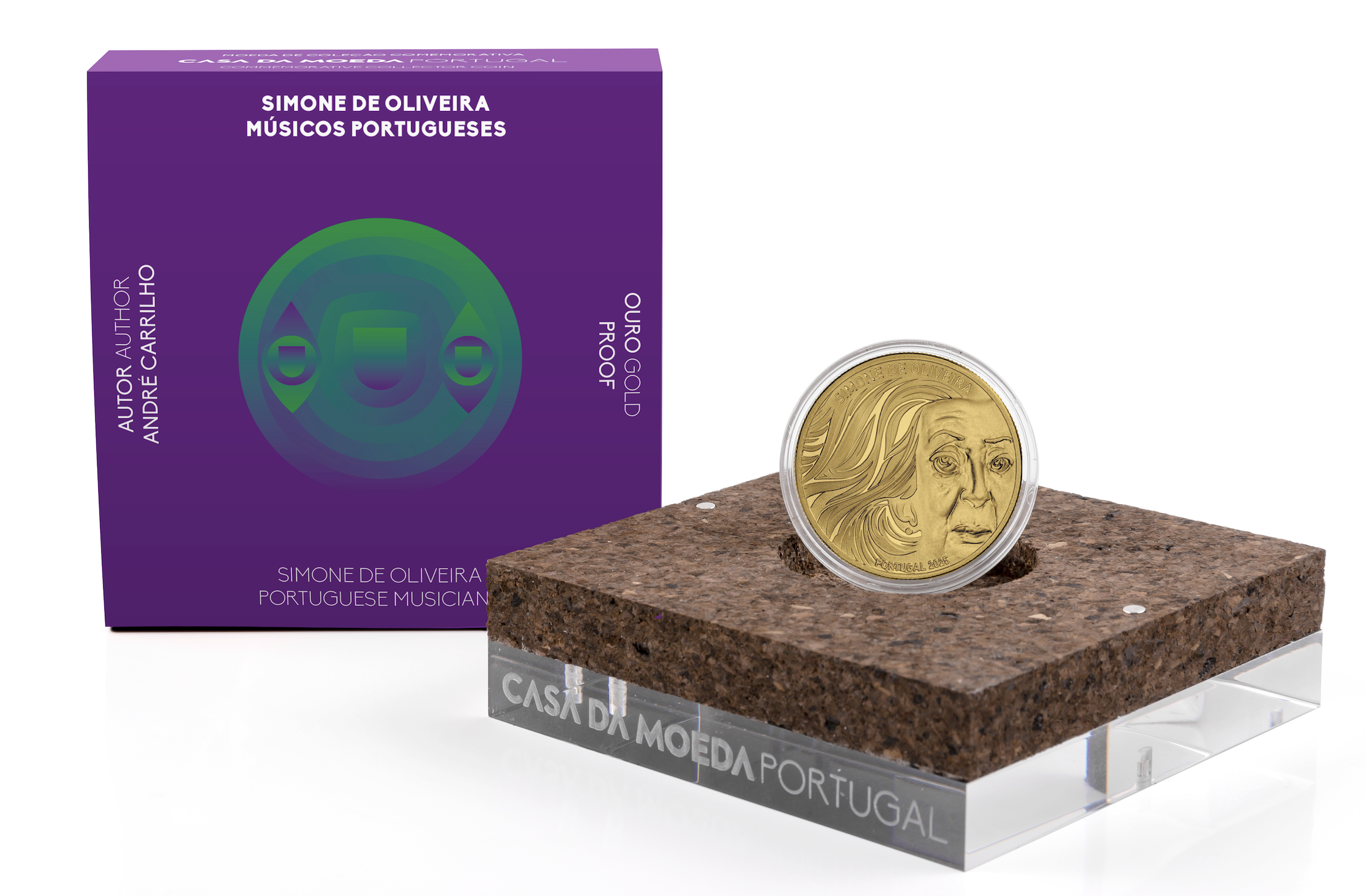 5€ Simone de Oliveira 2025 Ouro Proof