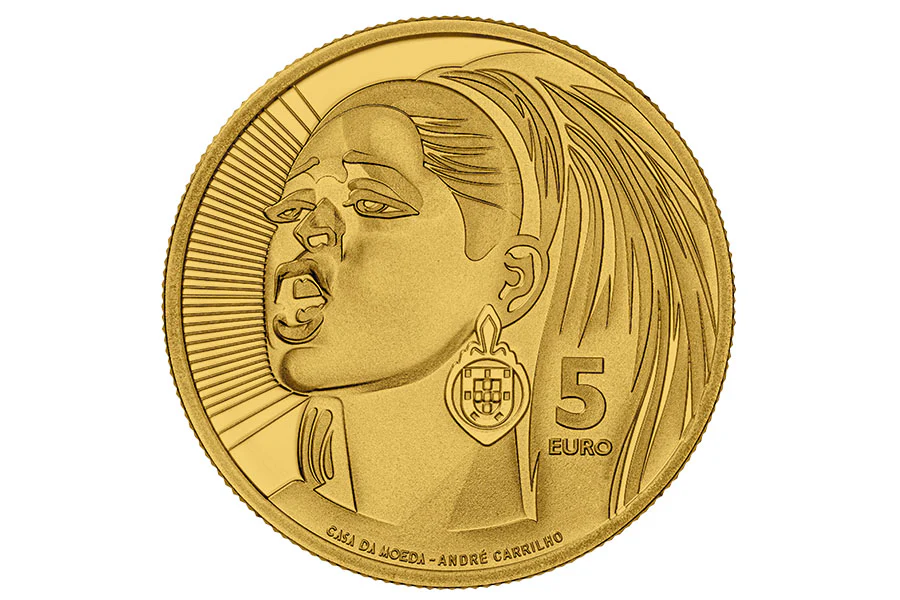5€ Simone de Oliveira 2025 Ouro Proof