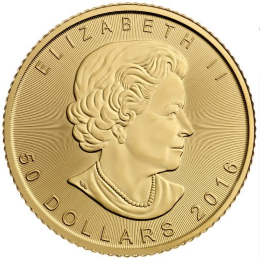 Canada 50 Dolares 2016 1oz. Ouro