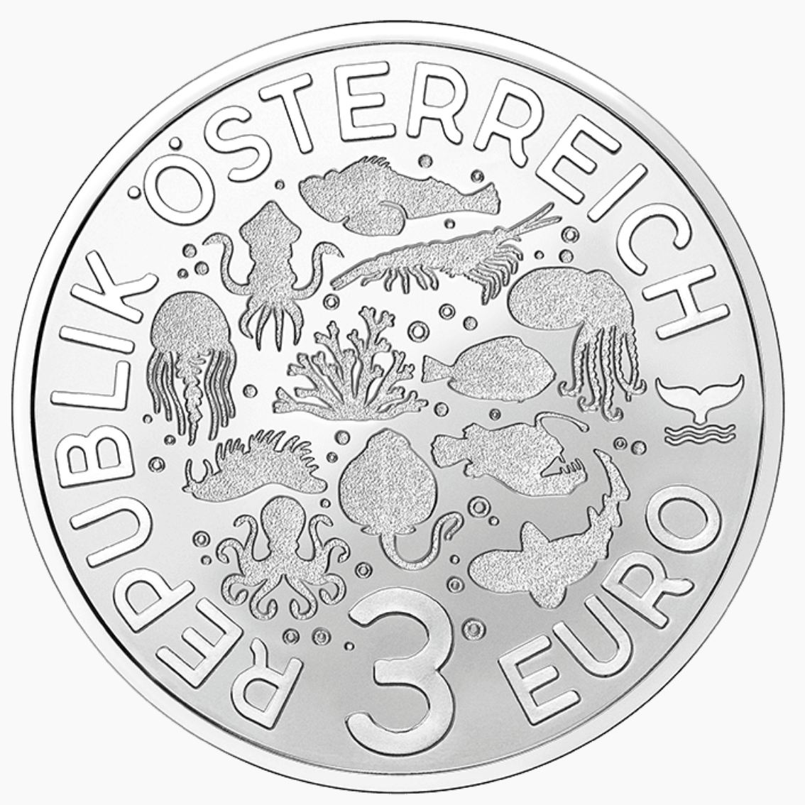 Áustria 3€ Peixe Escorpião 2025