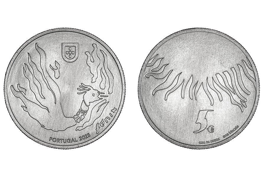 Portugal 5€ Fénix — Heróis e Criaturas da Mitologia CN 2025