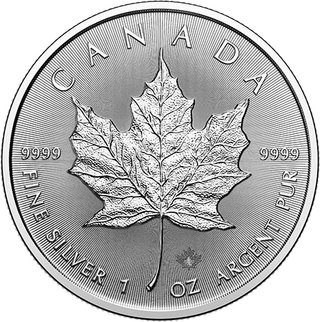 Canada 5 Dolares (Carlos III) Maple Leaf 1oz. Prata Fina 2026