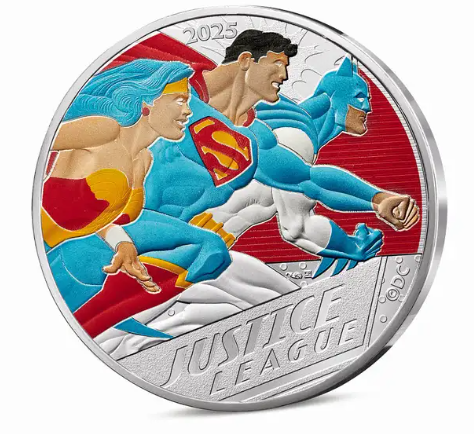 França 50€ DC Comics - Liga da justiça Vintage 2025