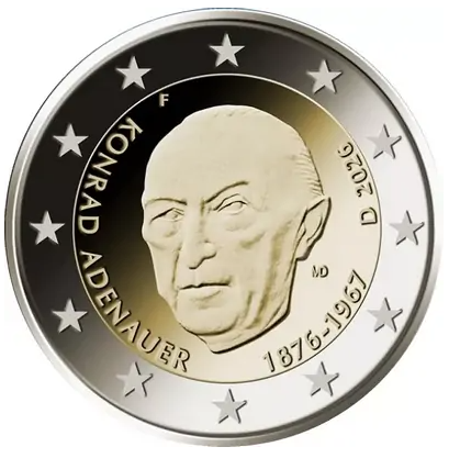 Alemanha 2€ Konrad Adenauer 2026