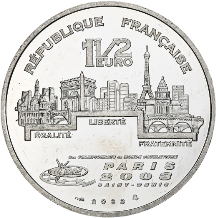 França 1,50€ Sauter 2003