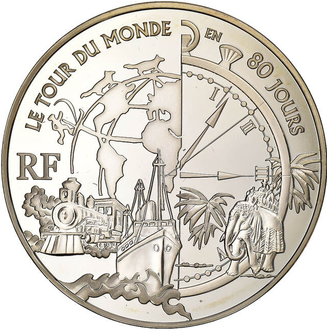 França 1,50€ Volta ao Mundo em 80 dias 2005