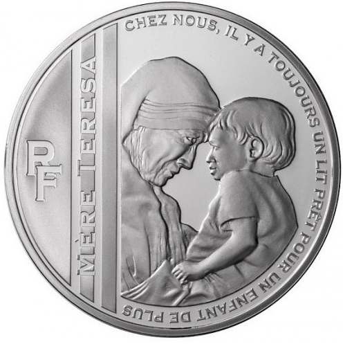 França 10€  Madre Teresa 2010