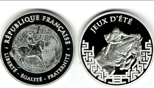 França 1,5€ Cavalgadas em Pequim