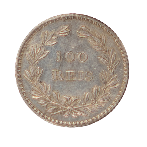 D. Maria II 100 Réis 1853 Prata Bela