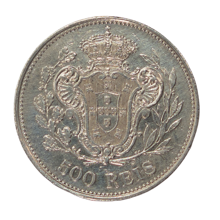 D. Manuel II 500 Réis 1980 Prata MBC 