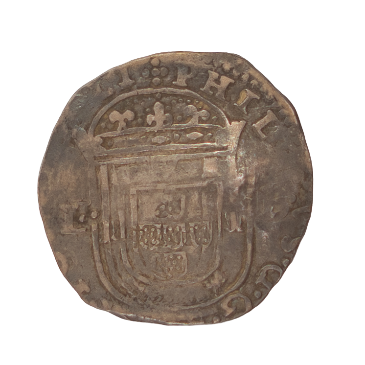D. João IV Carimbo de 120 Réis Sobre Tostão D. Filipe II N/D Prata