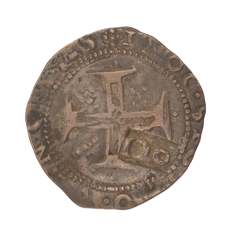 D. João IV Carimbo de 120 Réis Sobre Tostão D. Filipe II N/D Prata