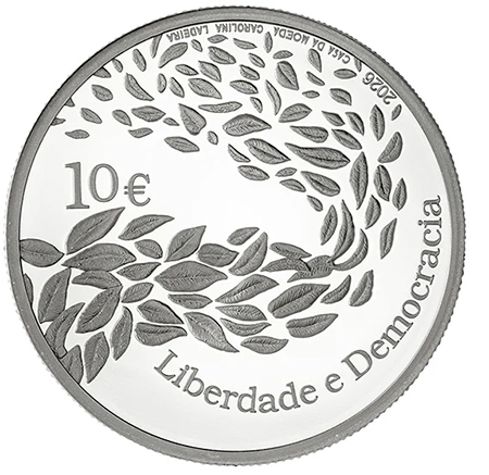 10€ Liberdade e Democracia (Prata Proof) 2026