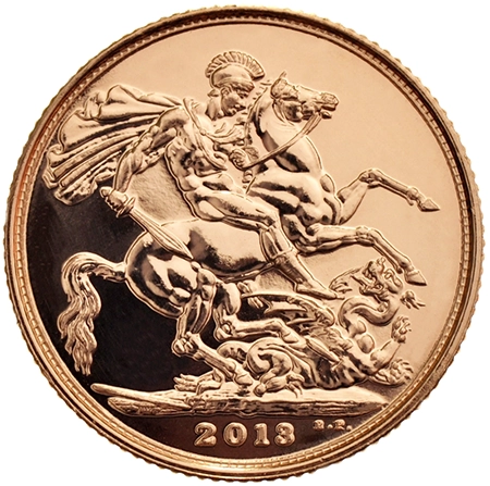Libra (Sovereign) Isabel II 2013 Ouro