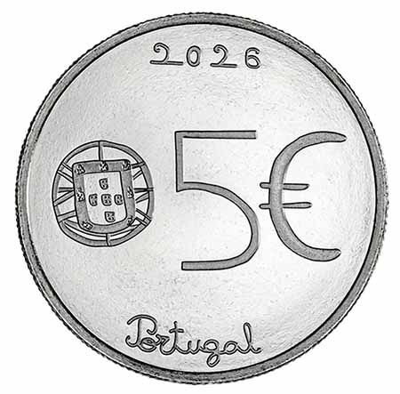  Portugal 5€ Multiculturalidade (Cupro-níquel) 2026