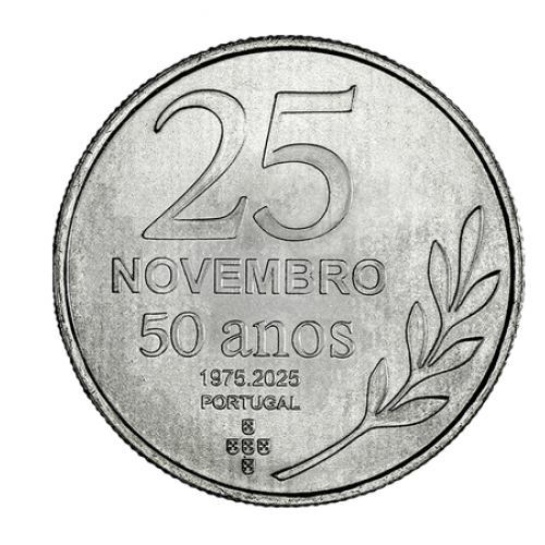 Portugal 2,50€ Liberdade e Democracia (Cupro-Níquel) 2026 