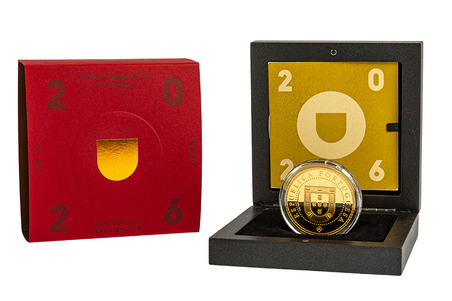 30€ Moeda Emblemática de Portugal (1 onça de Ouro, 31,1 gr.) 2026