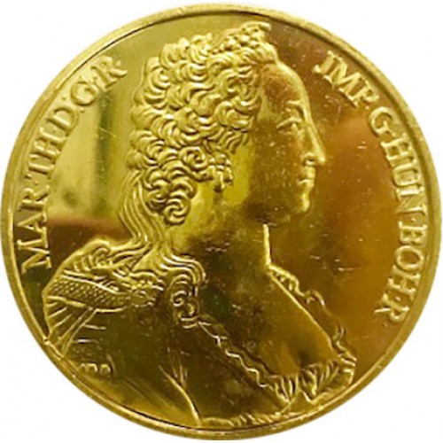 Belgica 100 ecu 1989 'Maria Theresa' - 1 oz ouro