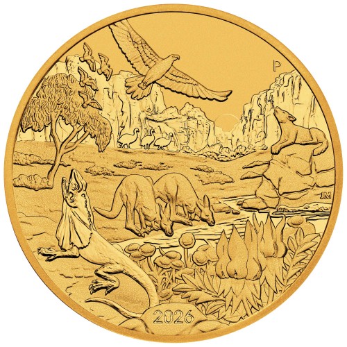 Australia 100 Dólares (1 Oz. Ouro) Outback 2026