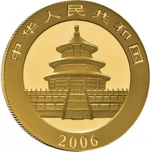 China 500 Yuan "Panda" 1 Oz. Ouro 2006