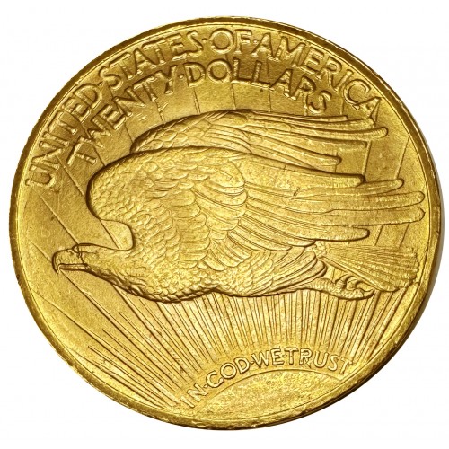 USA 20 Dólares "St. Gaudens" vários anos Ouro